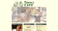 Desktop Screenshot of katrinas-cafe.com