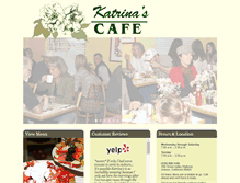 Tablet Screenshot of katrinas-cafe.com